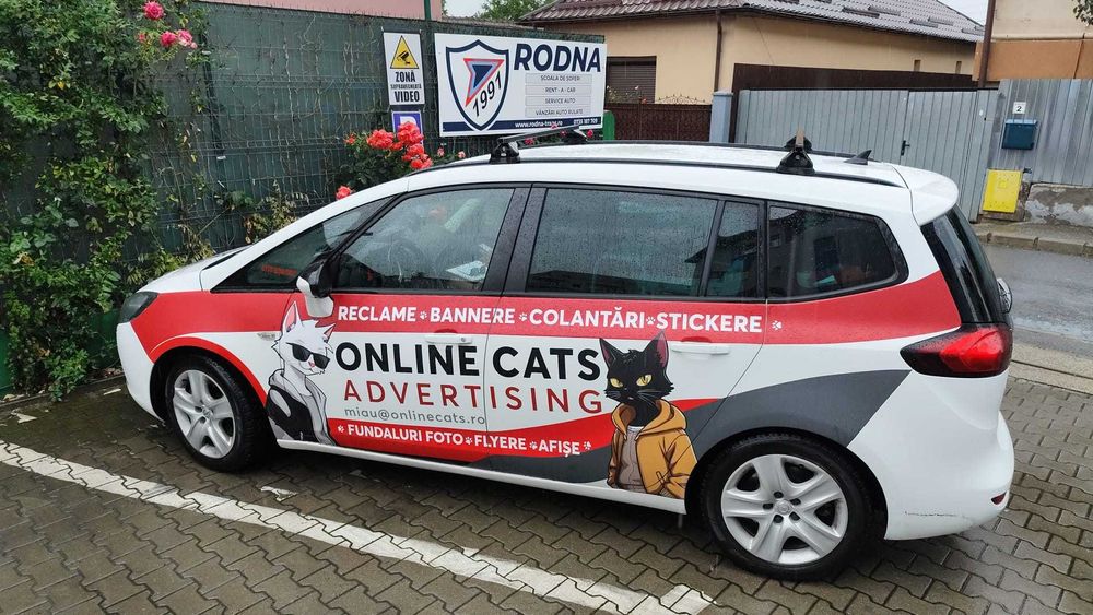 Colantare auto – reclamă NON STOP în trafic