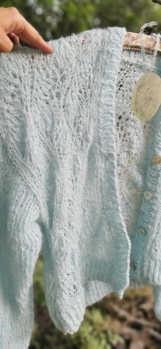 ръчно плетен кардиган, уникален.