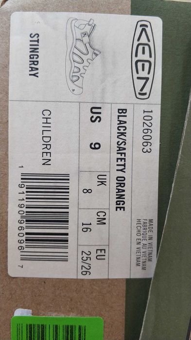 Детски сандали Keen Stingray 25/26 16см