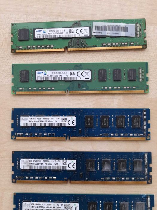 Memorie DDR3 8 GB, 1600 MHz, PC3-12800u, PC3 si PCL 1.35 - 1.5V diverse modele 100 lei