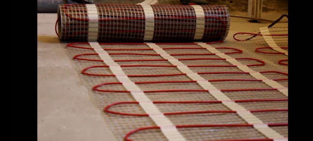 Электрический теплий пол под кафел