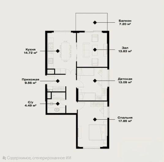Мирзо Улугбекский район.Продается 3х комнатная квартира. Коробка
