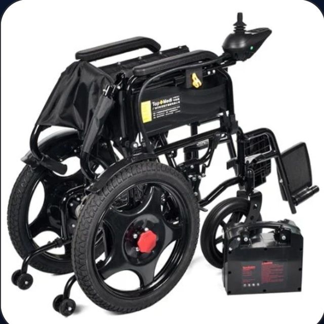 Scaun cu rotile electric pliabil