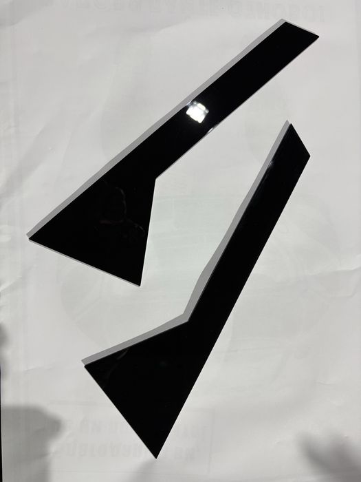 Лайсна декоративна задна врата лява дясна колонка Пежо 508 Peugeot 508