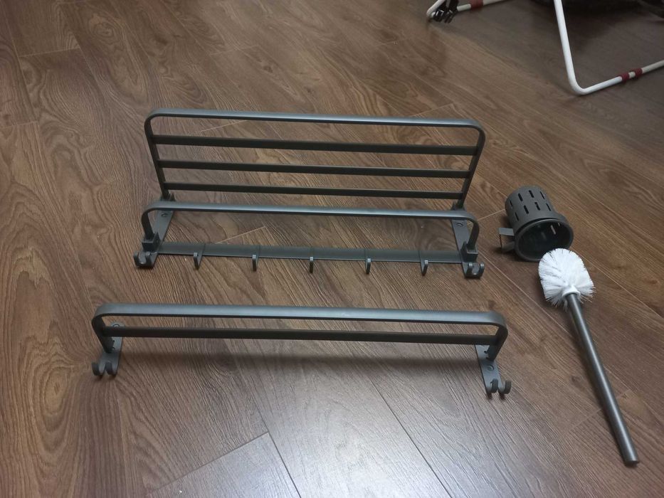 Набор полок для ванной и ершик