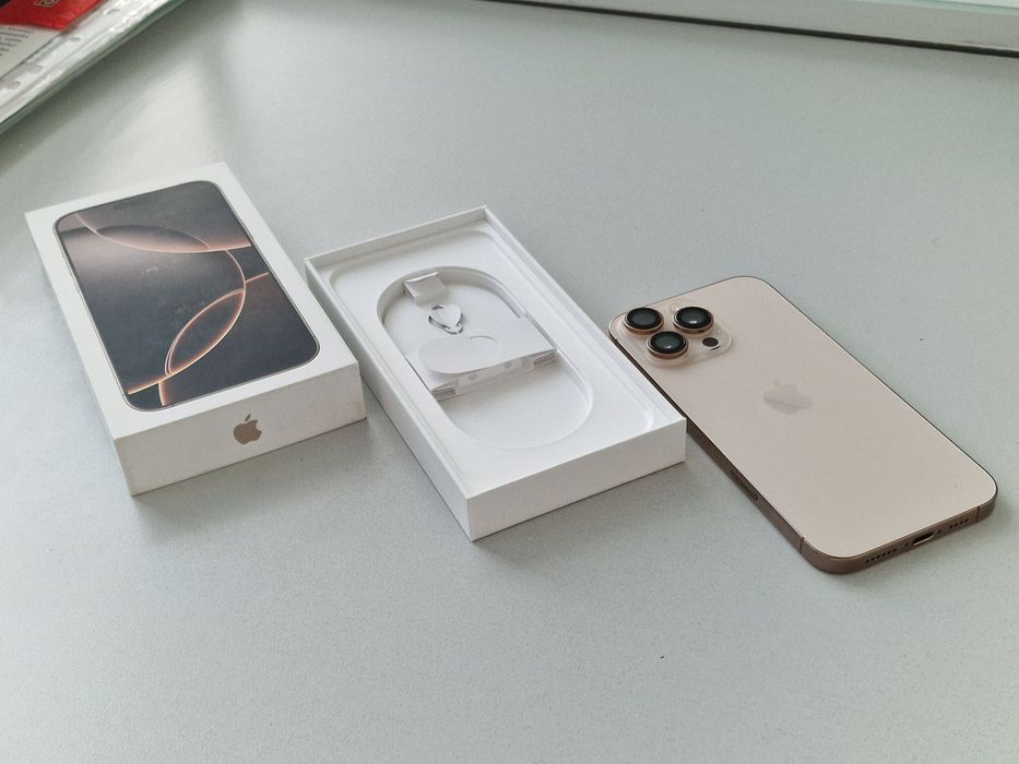 Iphone 16 Pro Max 256GB Disert Titanium Sim karta. Ideal. Garantiya!