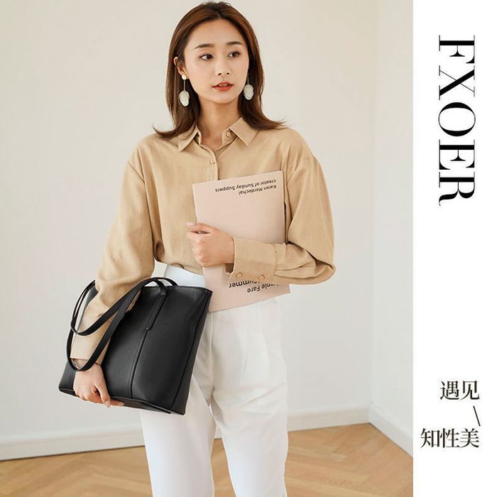 Кожаная сумка женская