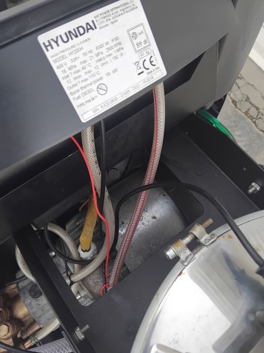 Пароструйка Lavor LKX/Hyundai 380V200bar Керамика Прахосмукачка 2мотора 300€