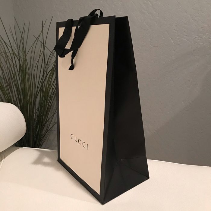 Punga alba mare Gucci oringiala noua