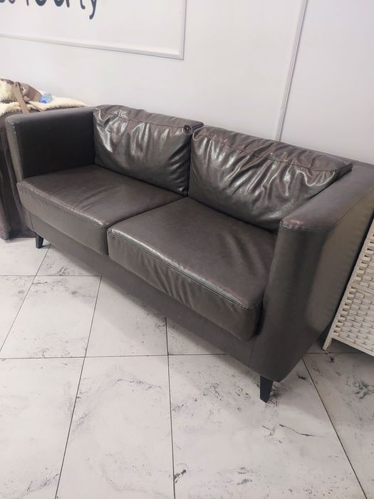 Диван офисный из экокожи