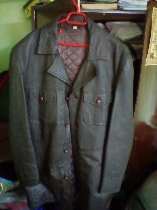 geaca piele naturala de vițel, stare f buna!