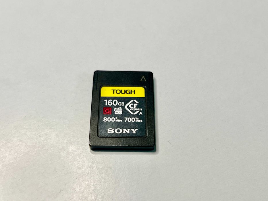 Card de memorie Sony Tough CFexpress Type A, 160GB, 800MB/s Citire, 700MB/s Scriere