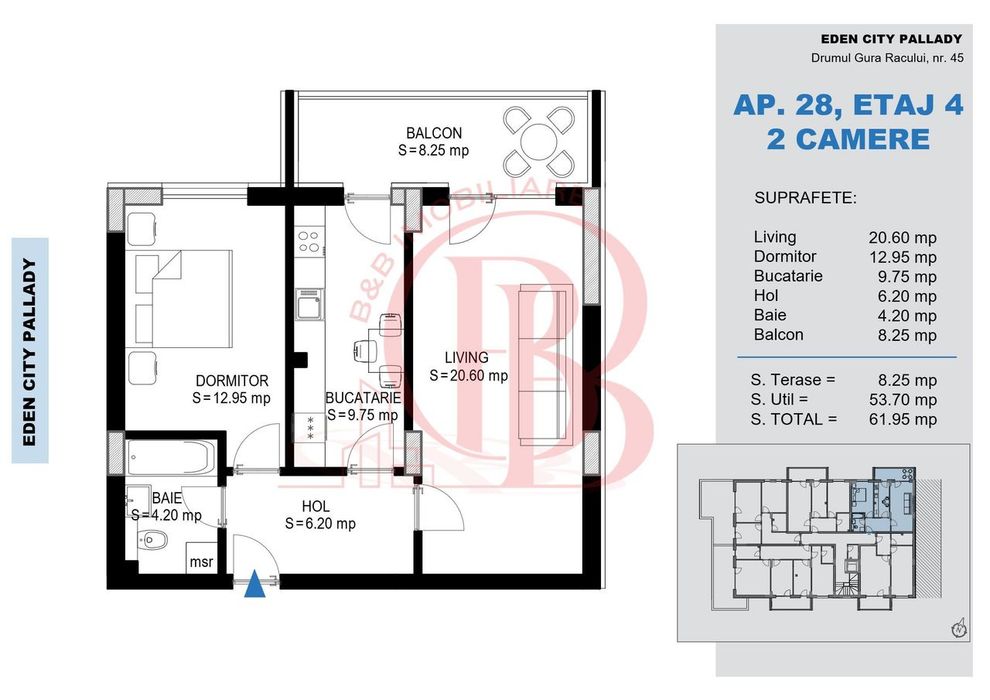 Apartament 2 camere Theodor Pallady Metrou Nicolae Teclu