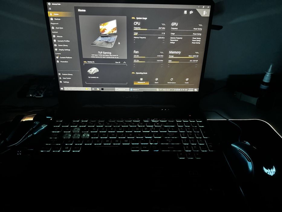 Laptop TUF GAMING AMD RYZEN 7, 1 tera