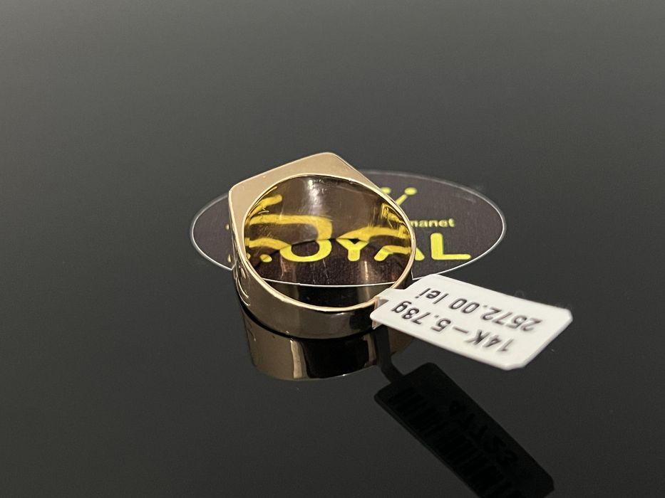 Bijuteria Royal CB: Inel barbatesc aur 14k 5,73gr