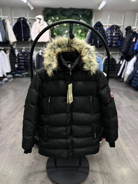 Geaca barbat neagra cu gluga