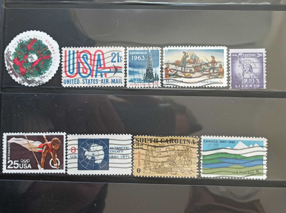 Колекции пощенски марки САЩ от Австралия и Н. Зеландия и Флора и фауна