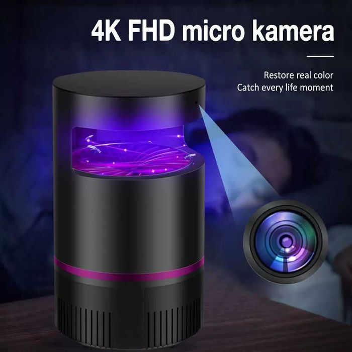 Скрита камера в лампа против комари, видеонаблюдение, шпионска камера