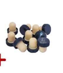 Стъклени бутилки 750 мл. за вино и ракия, Стек 12 броя + тапи