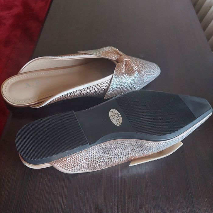 Мюли в стразах 36 размер