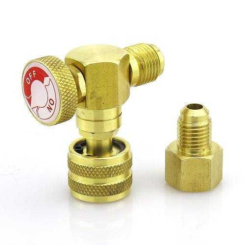 Robinet de incarcare agent frigorific. Supapa de siguranta.