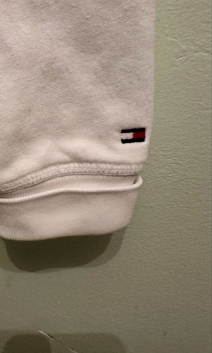 Мъжки пуловер Tommy Hilfiger | Размер L | Бял