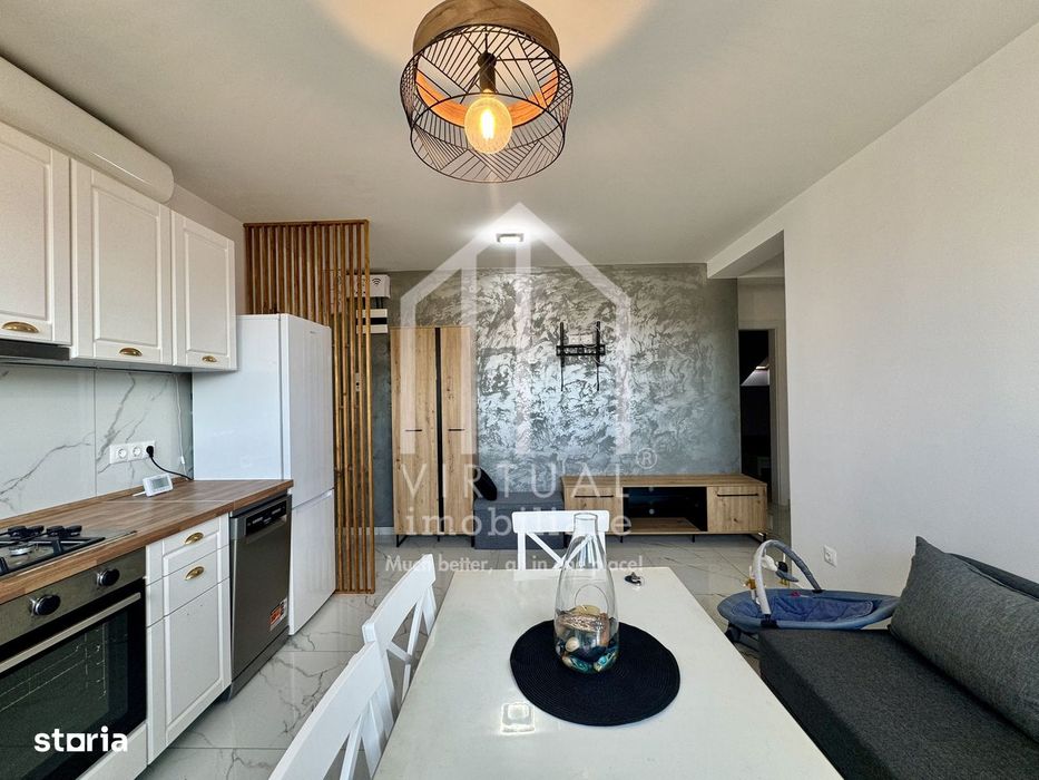 Apartamet cu 2 camere, 52mp utili, loc de parcare, mobilat, Selimbar — fotografia 1