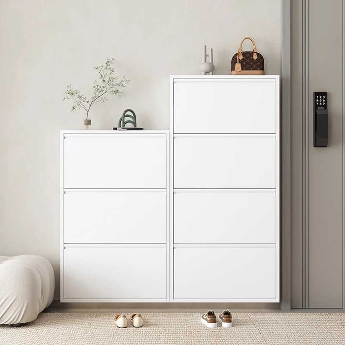 Экологичный, компактный шкаф для обуви/Обувной шкаф для узких прихожих