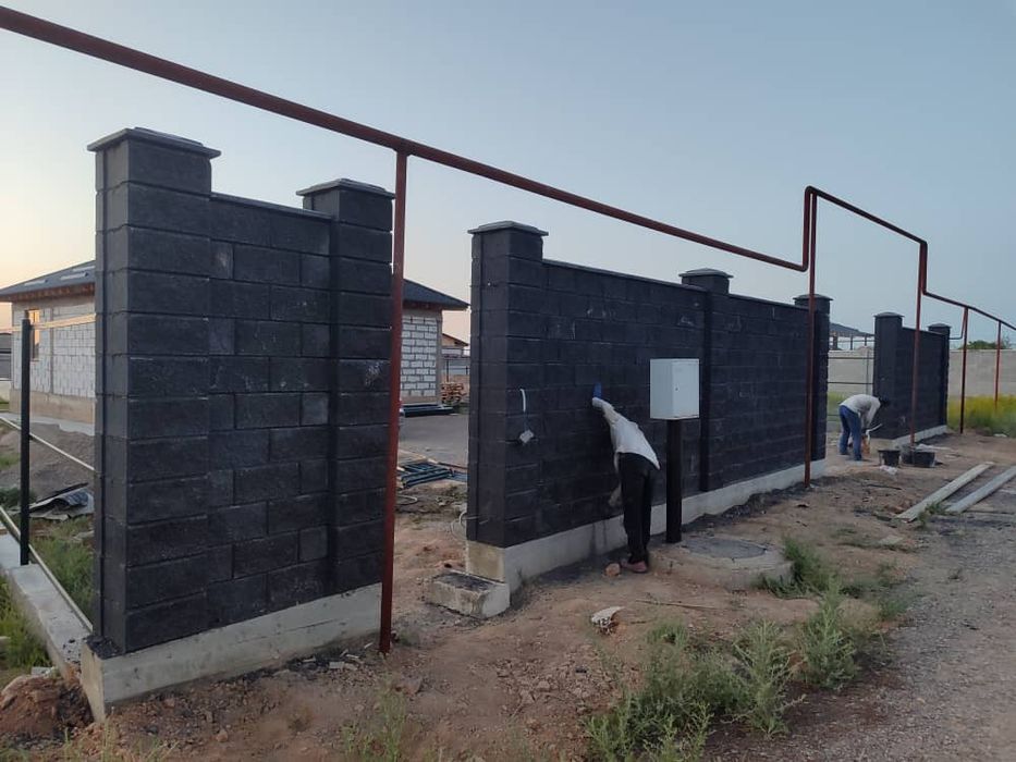 Кладка заборы профисоналльно