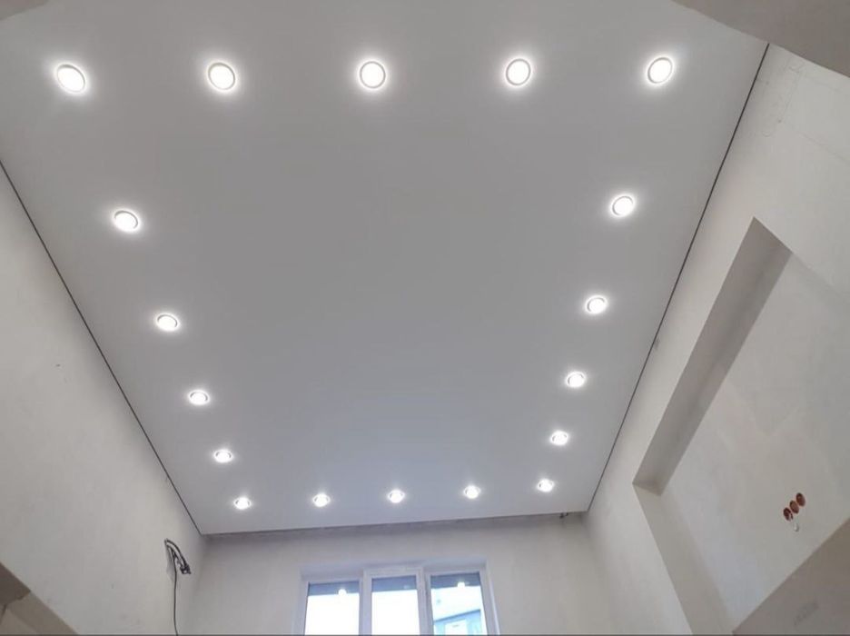 Натяжные потолки под ключ