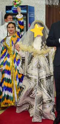 Узбекские платья для невест (60 фото)