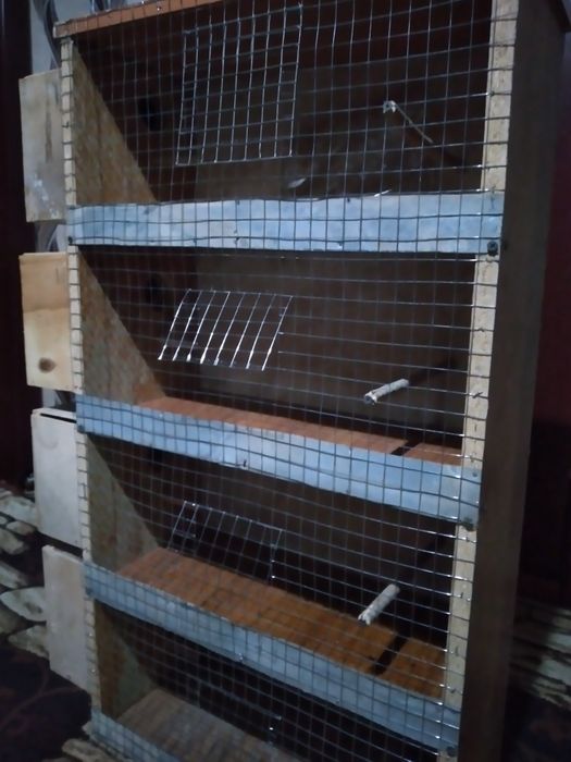Клетка для птиц с дублянкой