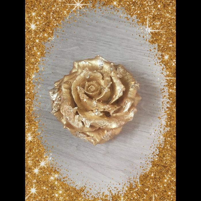 Роза неуведающая.Гипсовые фигурки в форме розы!