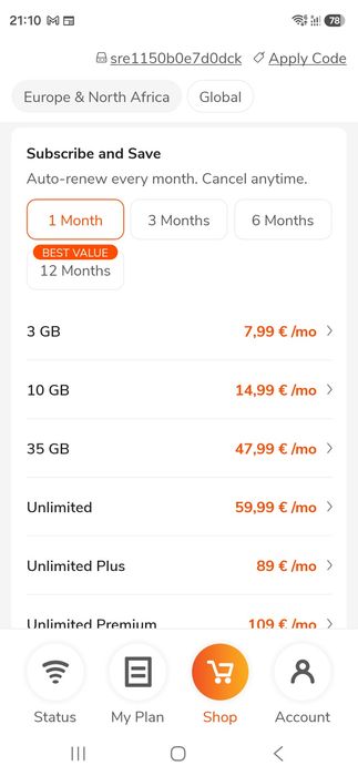 Solis Skyroam/SIMO/Международен рутер