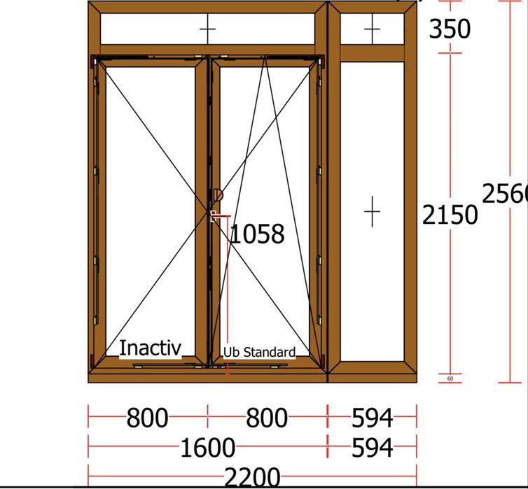 Geamuri PVC second hand de vanzare