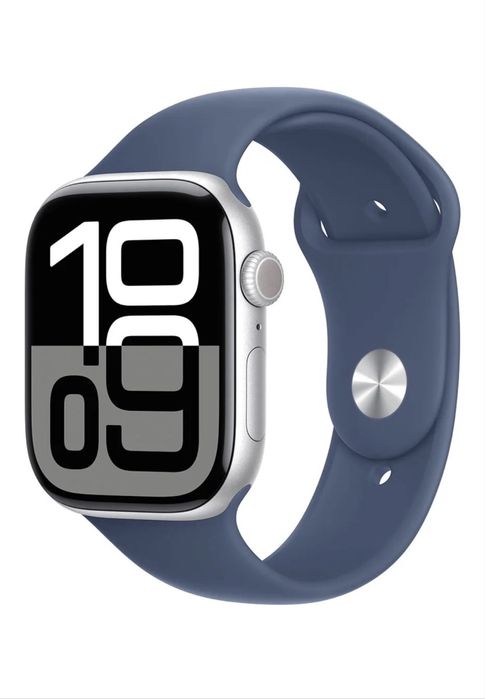 Смарт-часы Apple Watch Series 10 S/M 42 мм серебристый-синий