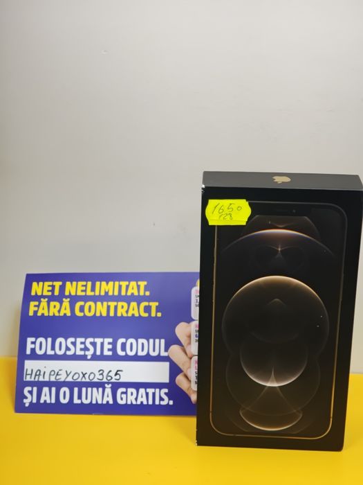 12 Pro Max Gold 100% Baterie