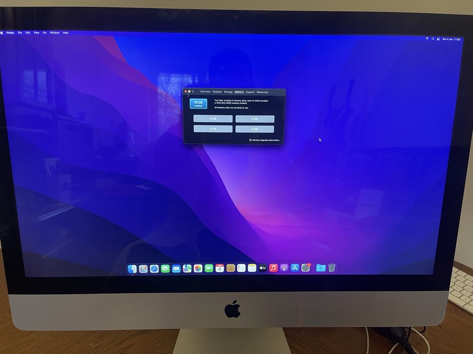 IMac 27 inch  macOS Monterey