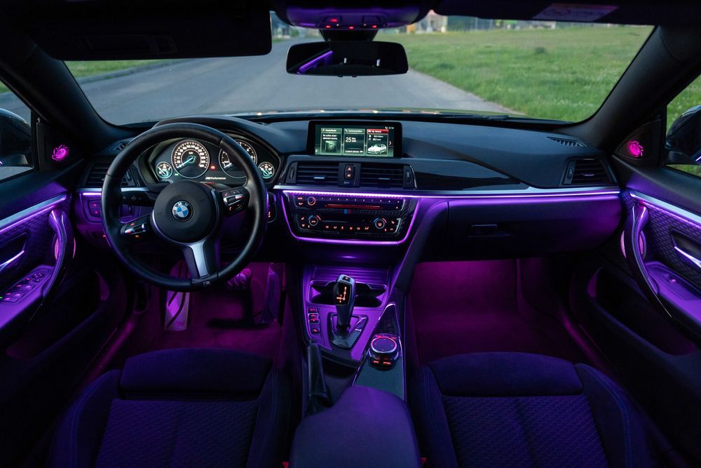 BMW Seria 4 420d M-Sport B47 190cp Hi-Fi CarPlay Memorii Ambientale R19