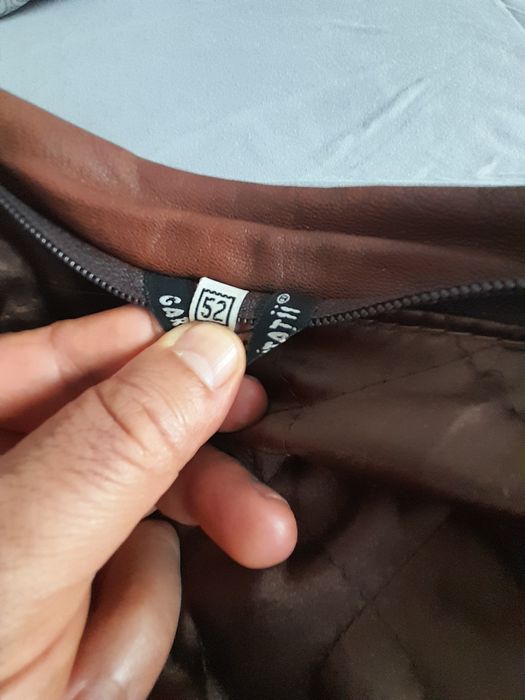 Geaca barbateasca din piele naturala marimea 52.