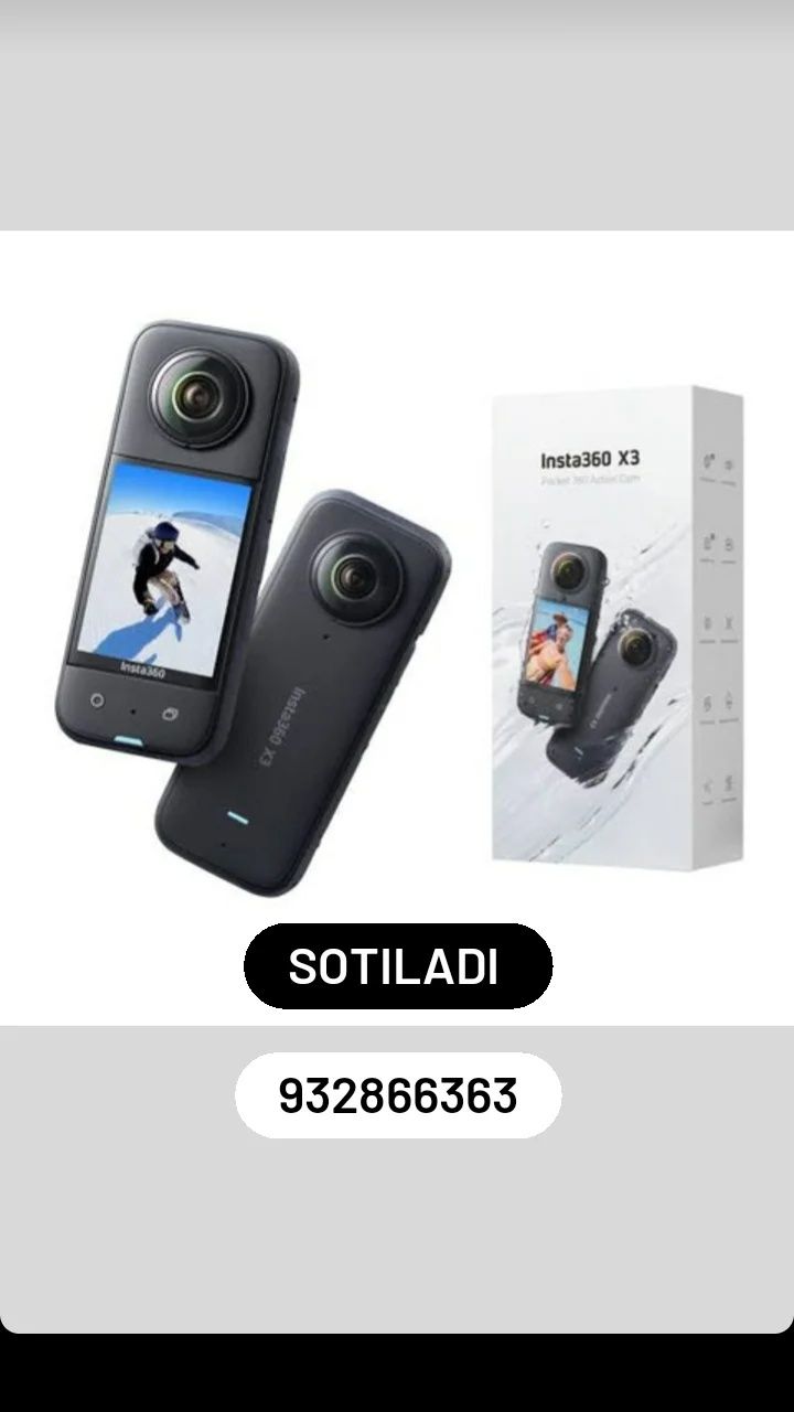 Sotiladi Insta 360 3X New: 450 у.е. - Приставки Кошкупыр на Olx