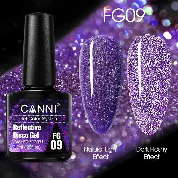 CANNI Reflective Disco Gel / диско гел лак