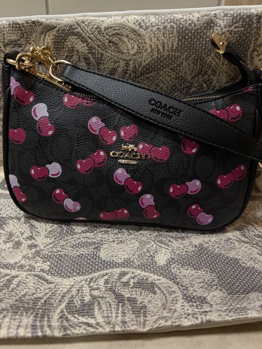 Geanta Coach print cirese de dama