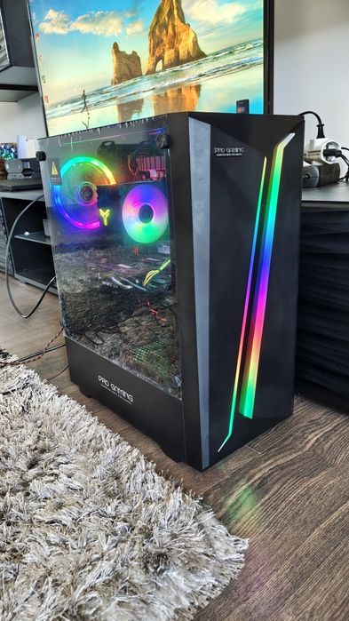 Unitate PC Gaming,Cpu 3.8Ghz,RAM 16GB,SSD+HDD 2 tera, Nvidia GTX,RGB