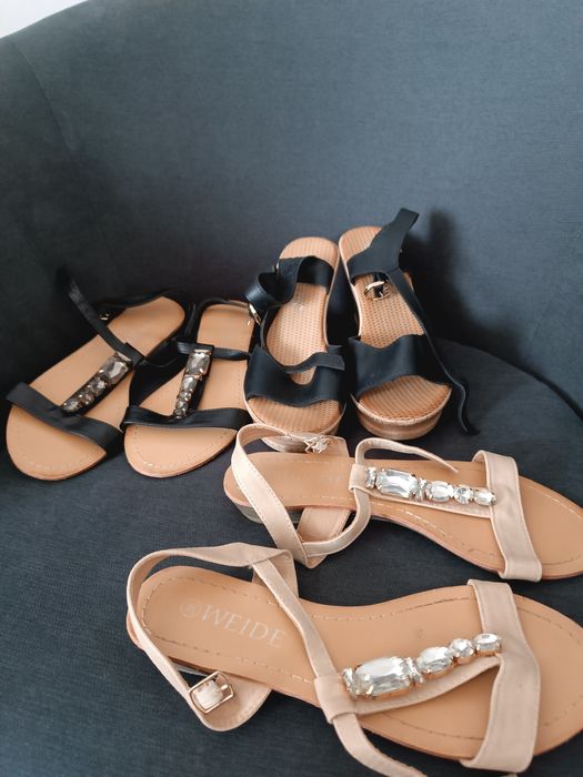 5 perechi sandale marimea 36 (pachet toate)