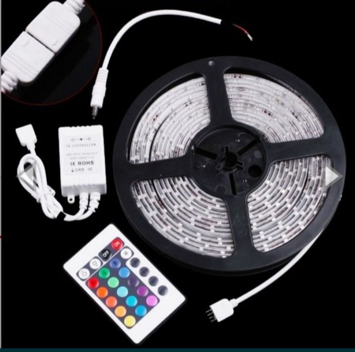 LED лента 5 метра, Многоцветна