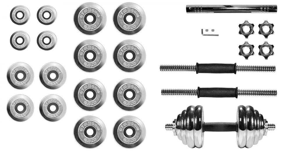 Gantere / Set greutati 30 kg gymbeam