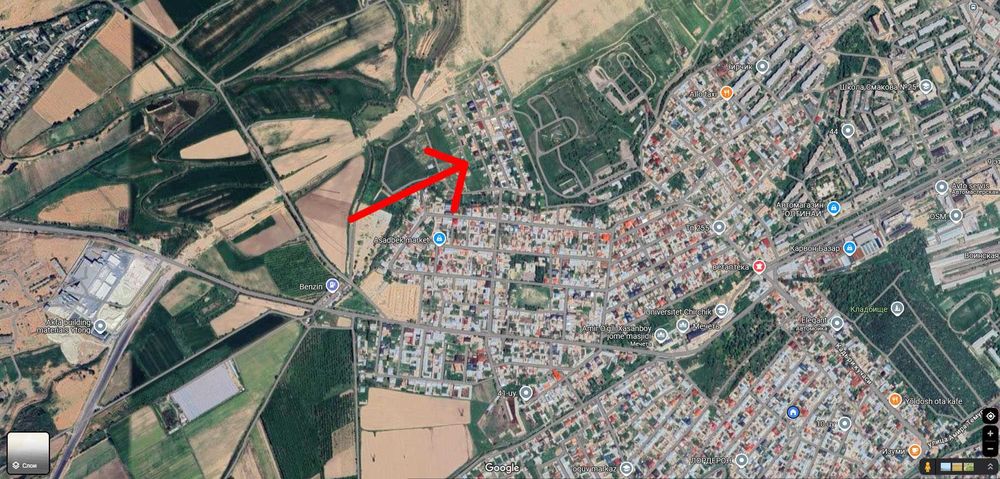 адрес Қибрай, тумани, Совхоз Химик  янги дала ҳовли сотилади.