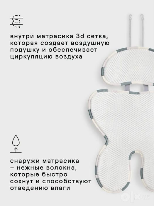 Матрасик Leokid от мокрой спинки