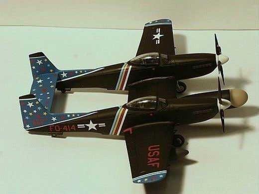 Сборная модель самолета F-82 «Твин Мустанг»  (НОВО, 1/72). РАРИТЕТ